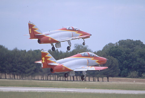 Patrulla Aguila  - Espagne - sur Casa C-101 Aviojet