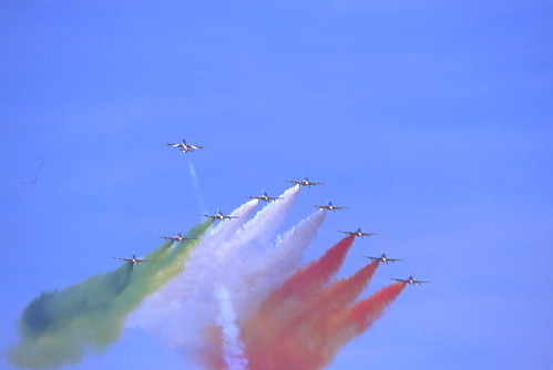 Frecce Tricolori - Italie - sur Aermacchi MB 339 PAN