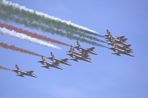 Frecce Tricolori - Italie - sur Aermacchi MB 339 PAN