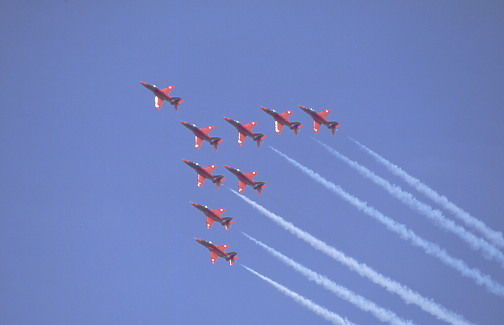 Red Arrows - Royaume Uni - sur BAe Hawk T. Mk1a 