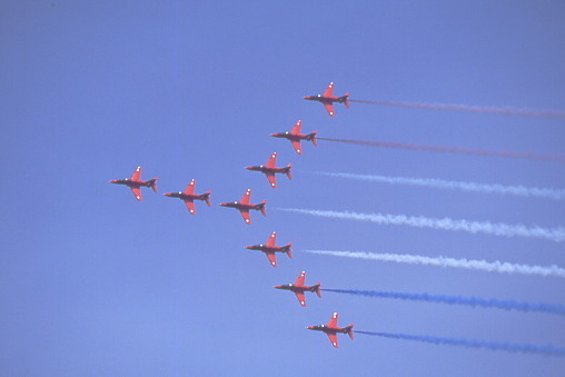 Red Arrows - Royaume Uni - sur BAe Hawk T. Mk1a 