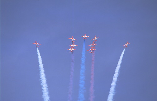 Red Arrows - Royaume Uni - sur BAe Hawk T. Mk1a 