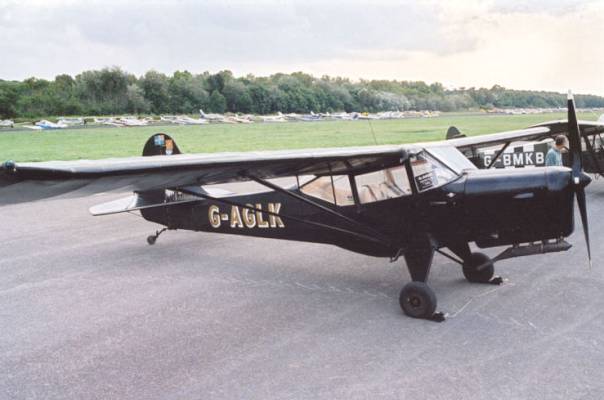 Auster Mk 5 D, G-AGLK, Anglais