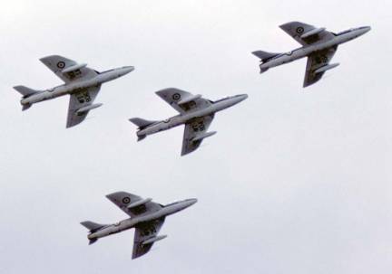 En formation du cygne  Greenham Common 1977