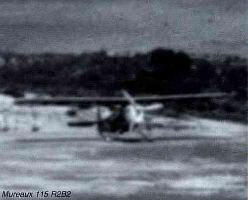 Le ANF Les Mureaux 115,  intern en Juin 1940, est visible sur le tarmac  de la BA 2 au Portugal en 1944, son destin est inconnu- Doc Mais Alto via Mario Canongia Lopes