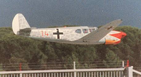 Un  Nord 1101 Noralpha en camouflage Luftwaffe en deux tons de gris 