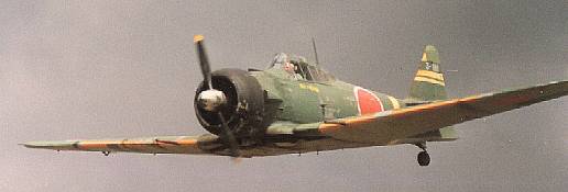 Sans doute une des plus belles russites de l' AJBS :  un T-6 Texan transform en Zero  pour le film l'Empire du soleil de Steven Spielberg