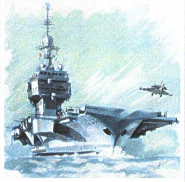 Le porte-avions Charles De Gaulle